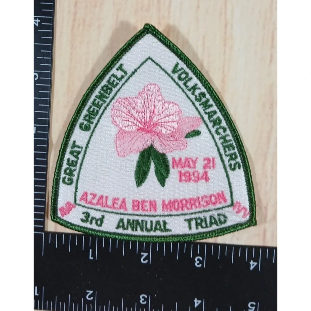 GREAT GREENBELT VOLKSMARCHERS MAY 21 1994 3RD ANNUAL TRIAD Embroidered Patch